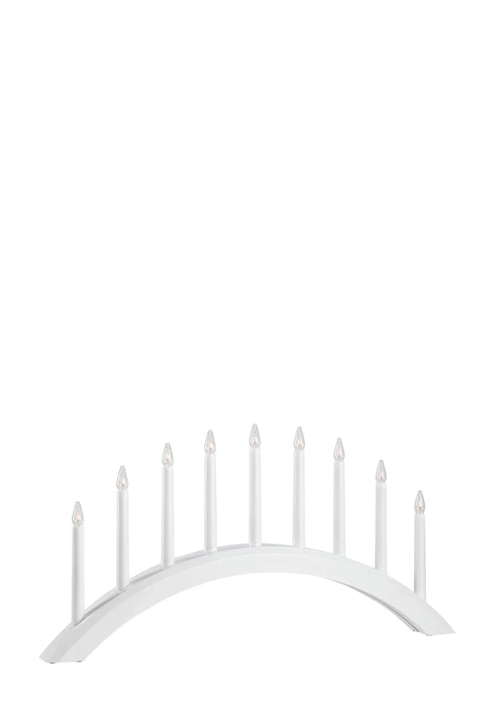 Avento vit adventsljusstake 705954 | Avento white advent candle holder 705954 | Avento weiß Adventsleuchter 705954