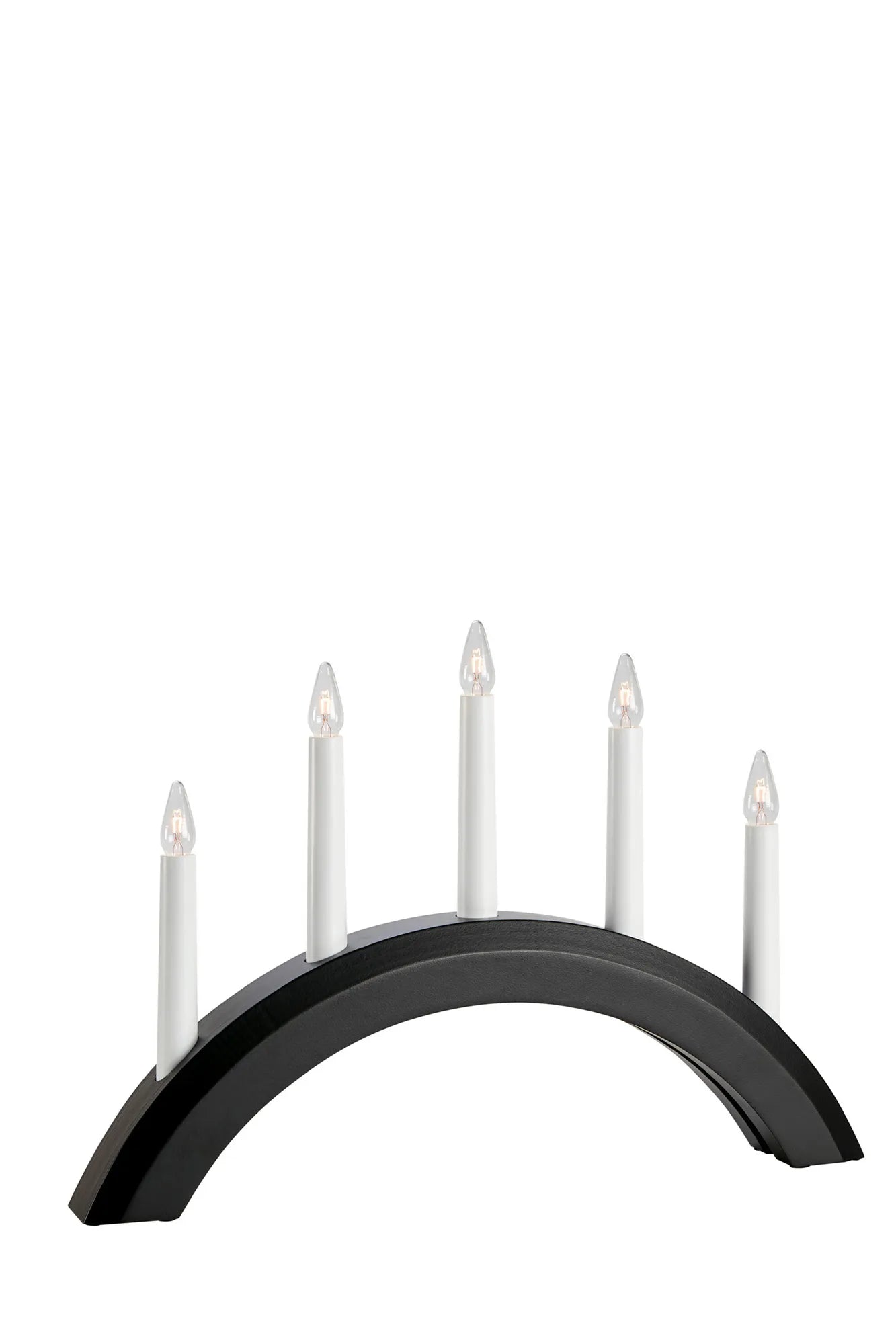 Avento svart adventsljusstake 705955 | Avento black advent candle holder 705955 | Avento schwarz Adventsleuchter 705955