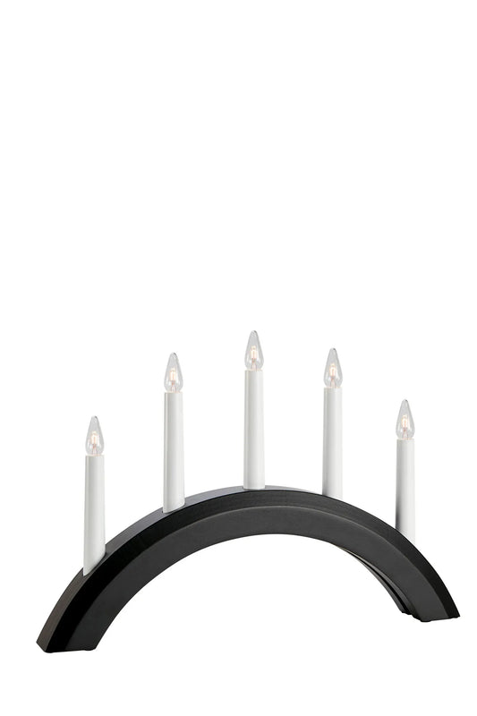 Avento svart adventsljusstake 705955 | Avento black advent candle holder 705955 | Avento schwarz Adventsleuchter 705955