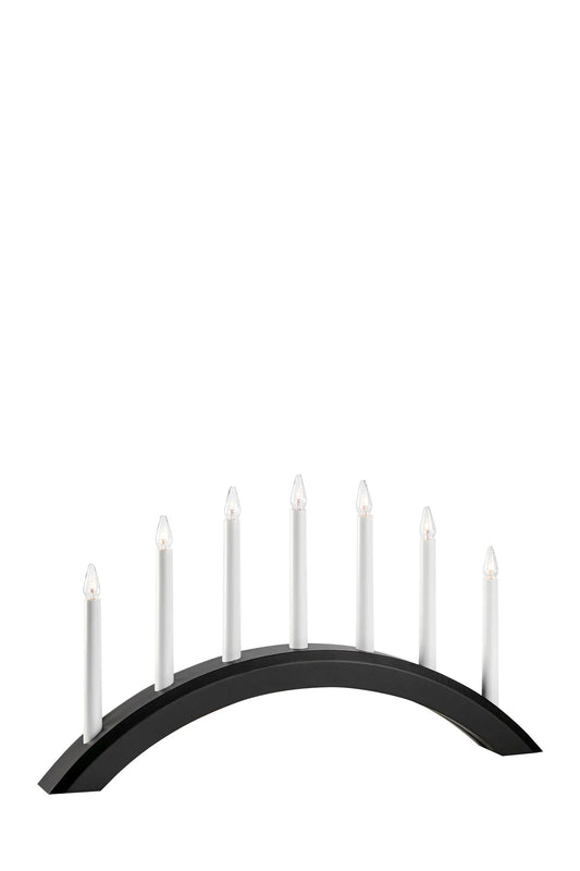 Avento svart adventsljusstake julbelysning stilren belysning | Avento black advent candle holder minimalist lighting | Avento