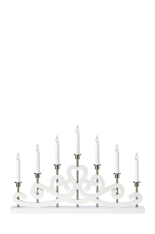 Nightfall vit adventsljusstake 705965 | Nightfall white advent candle holder 705965 | Nightfall weiß Adventsleuchter 705965