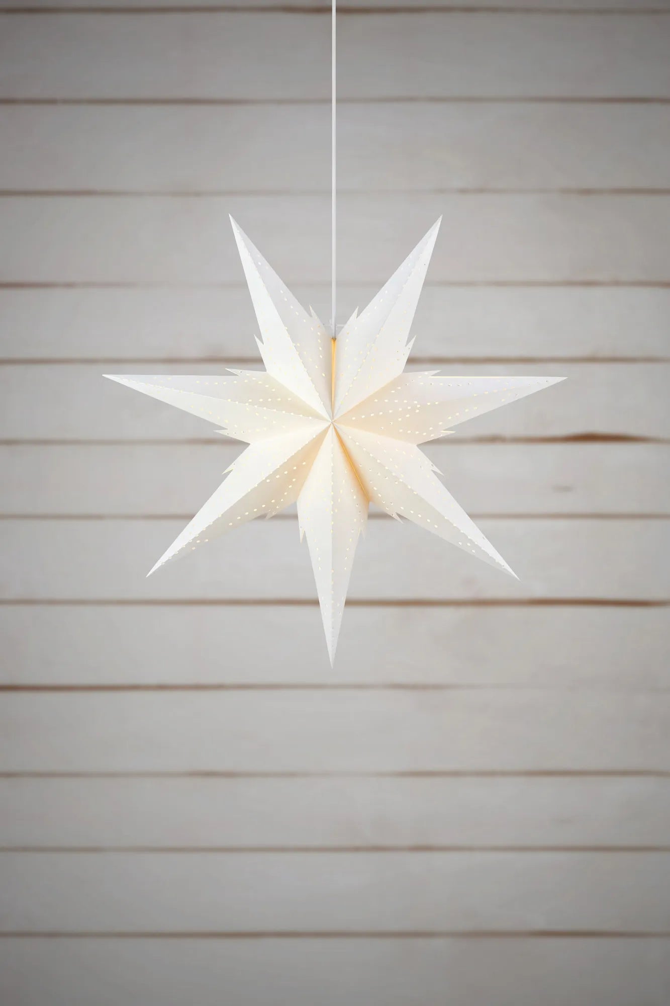Daria vit julstjärna 60 cm julbelysning stilren belysning | Daria white Christmas star light minimalist lighting | Daria weiß