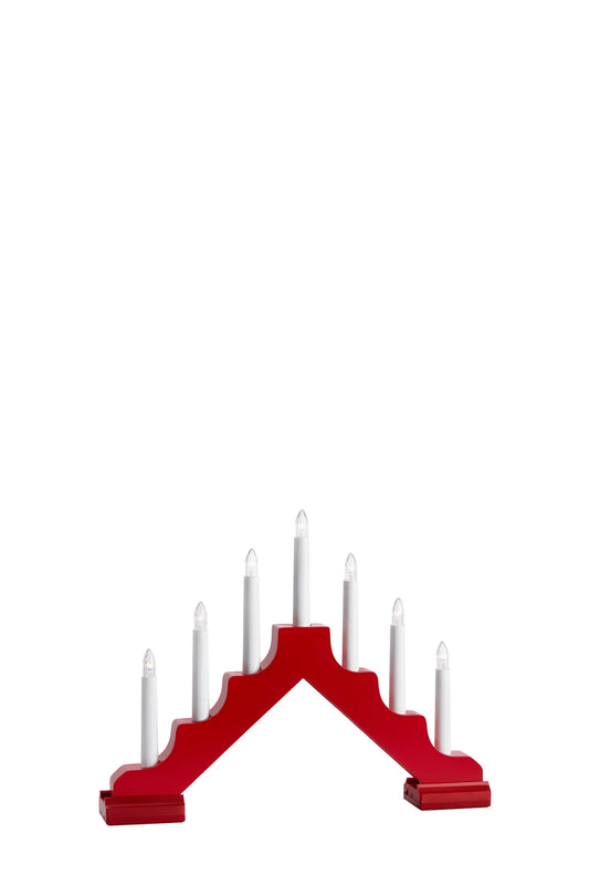 Evelin Träljusstake Röd