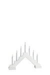 Evelin vit adventsljusstake 706051 | Evelin white advent candle holder 706051 | Evelin weiß Adventsleuchter 706051