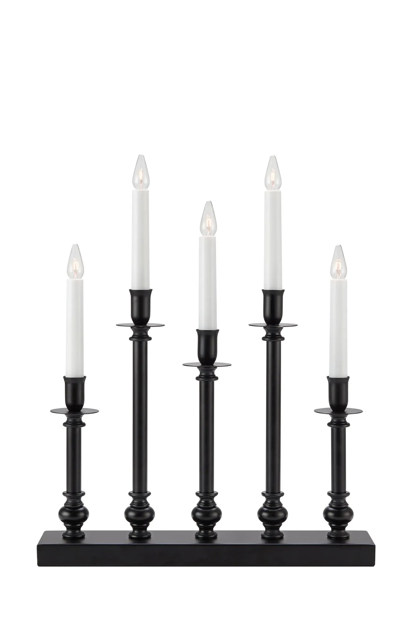 Fratello svart adventsljusstake 706092 | Fratello black advent candle holder 706092 | Fratello schwarz Adventsleuchter 706092
