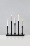 Fratello svart adventsljusstake julbelysning stilren belysning | Fratello black advent candle holder minimalist | Fratello