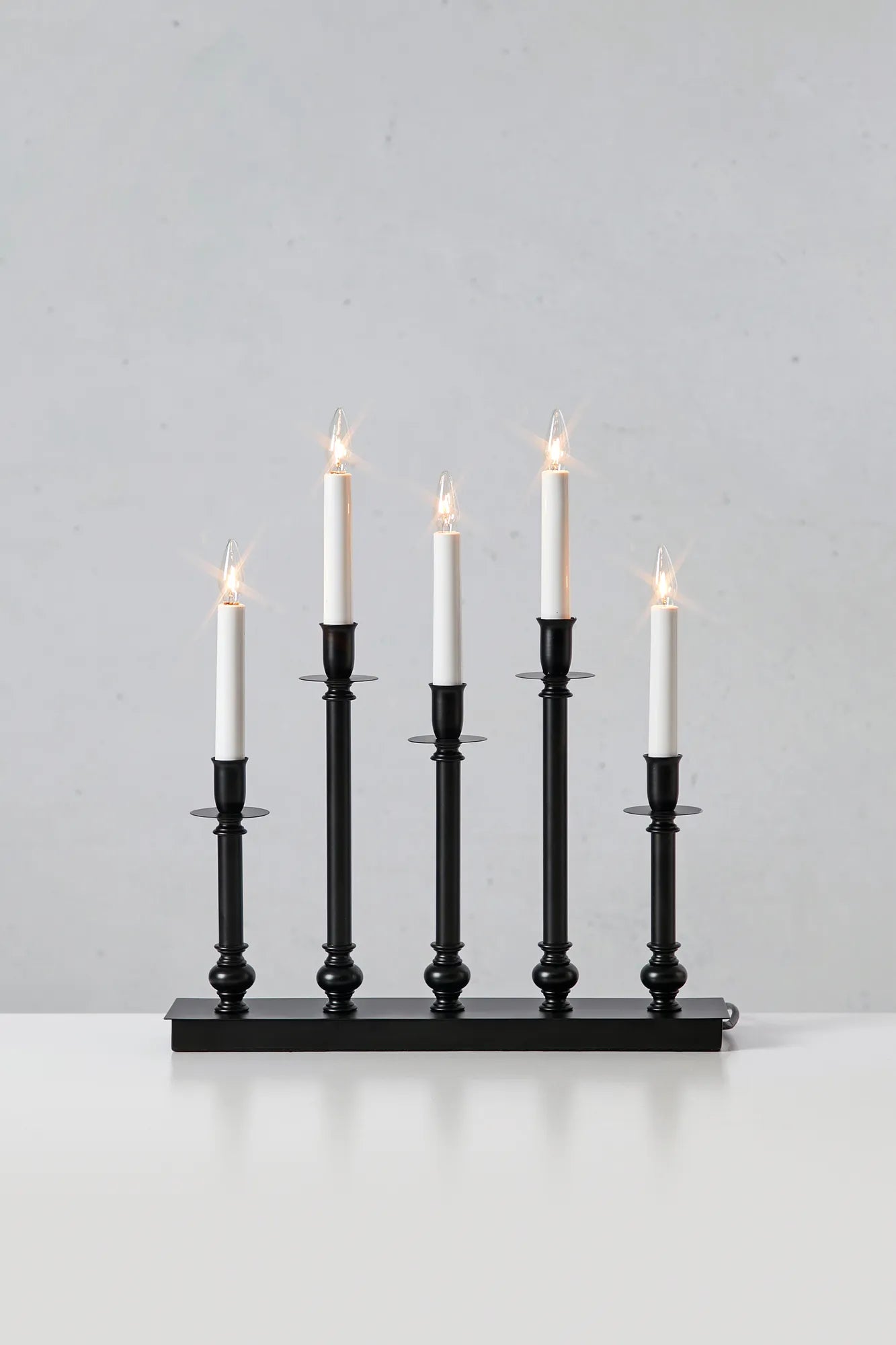 Fratello svart adventsljusstake julbelysning stilren belysning | Fratello black advent candle holder minimalist | Fratello