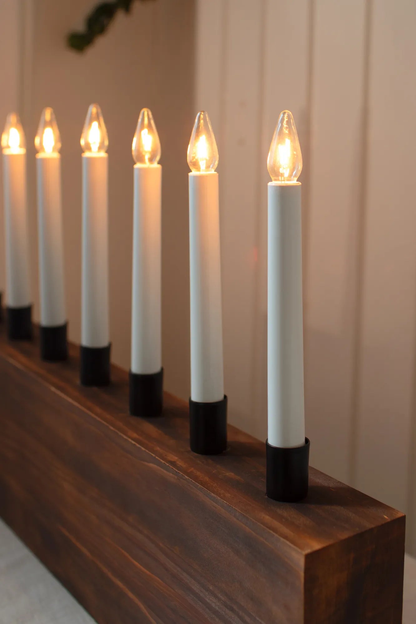 Albero brun adventsljusstake 56 cm julbelysning skandinavisk design | Albero brown advent candle holder Scandinavian | Albero