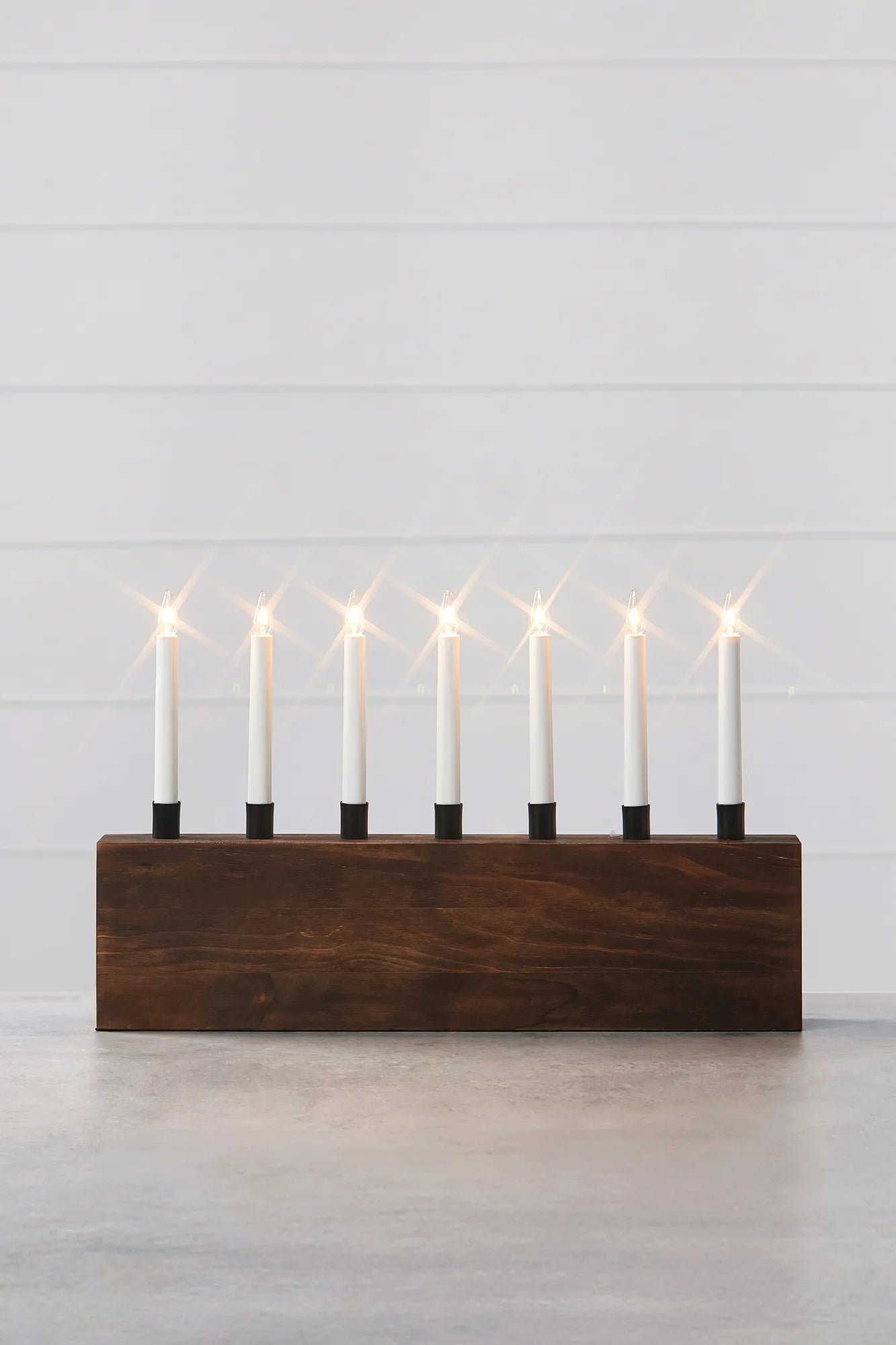 Albero brun adventsljusstake 56 cm julbelysning stilren belysning | Albero brown advent candle holder minimalist | Albero