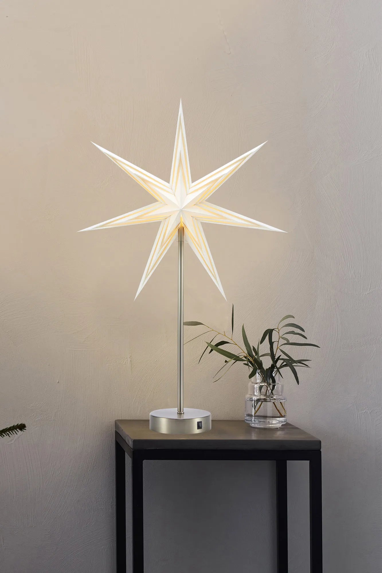 Sarah vit julstjärna julbelysning stilren belysning | Sarah white Christmas star light minimalist lighting | Sarah weiß