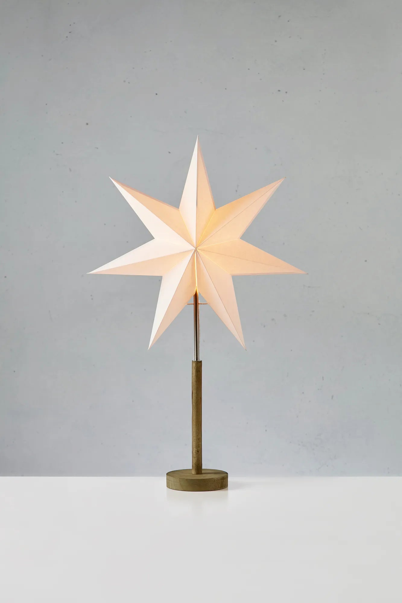 Speranza grå stående stjärna julbelysning stilren belysning | Speranza grey standing Christmas star light | Speranza grau
