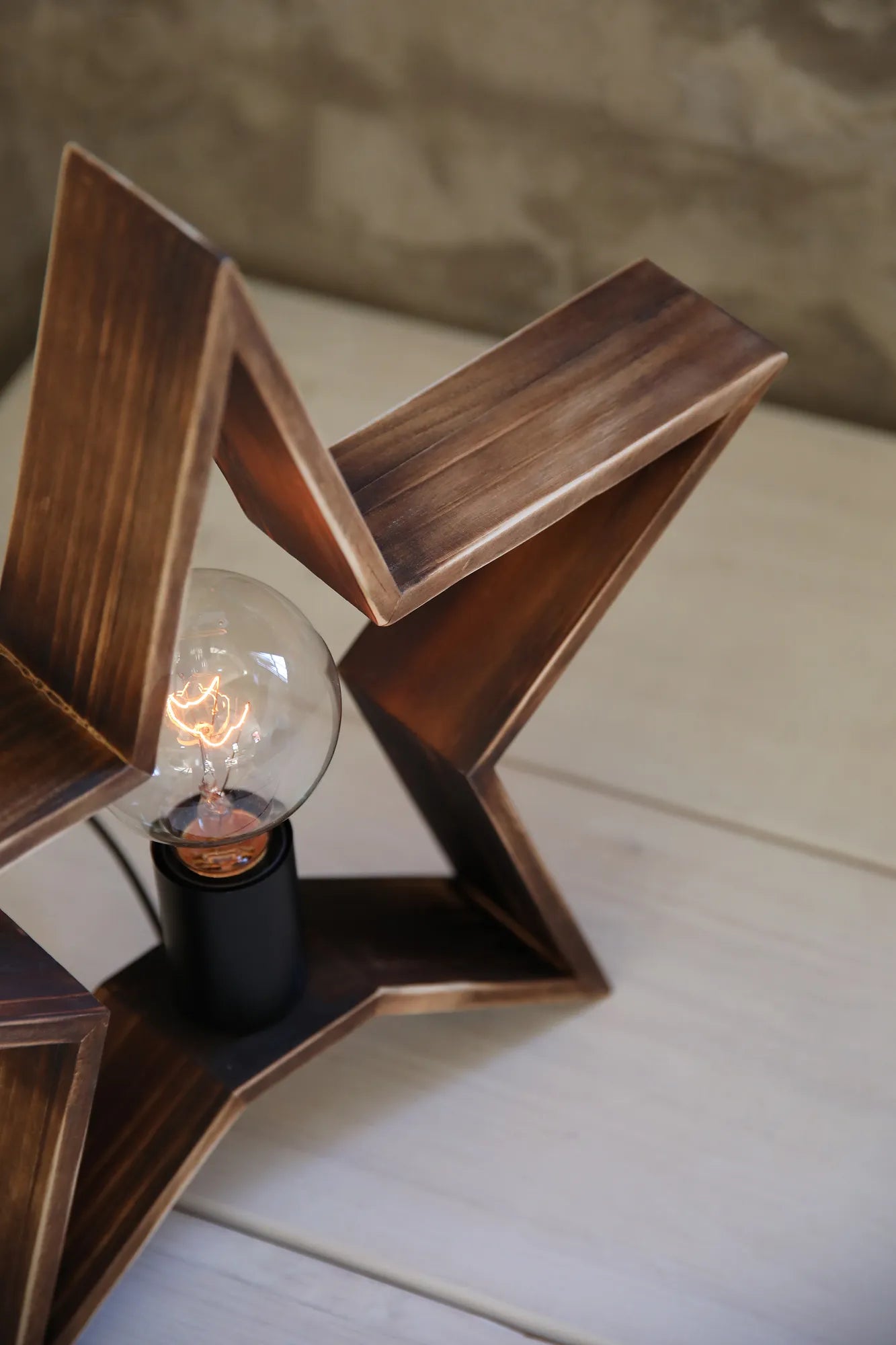 Estrella brun julstjärna julbelysning skandinavisk design | Estrella brown Christmas star light Scandinavian | Estrella braun