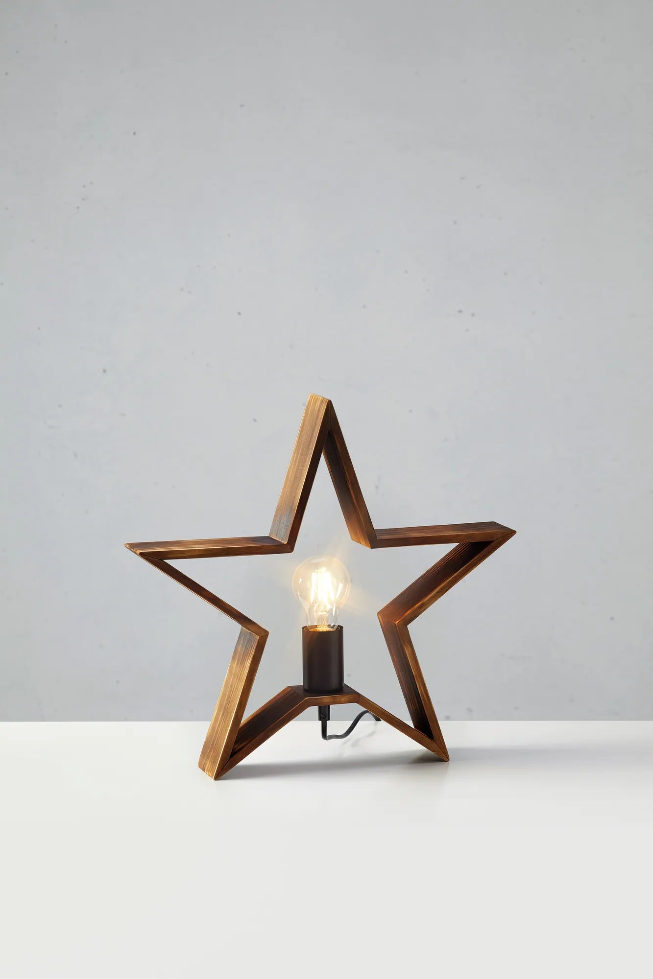 Estrella brun julstjärna julbelysning stilren belysning | Estrella brown Christmas star light minimalist lighting | Estrella