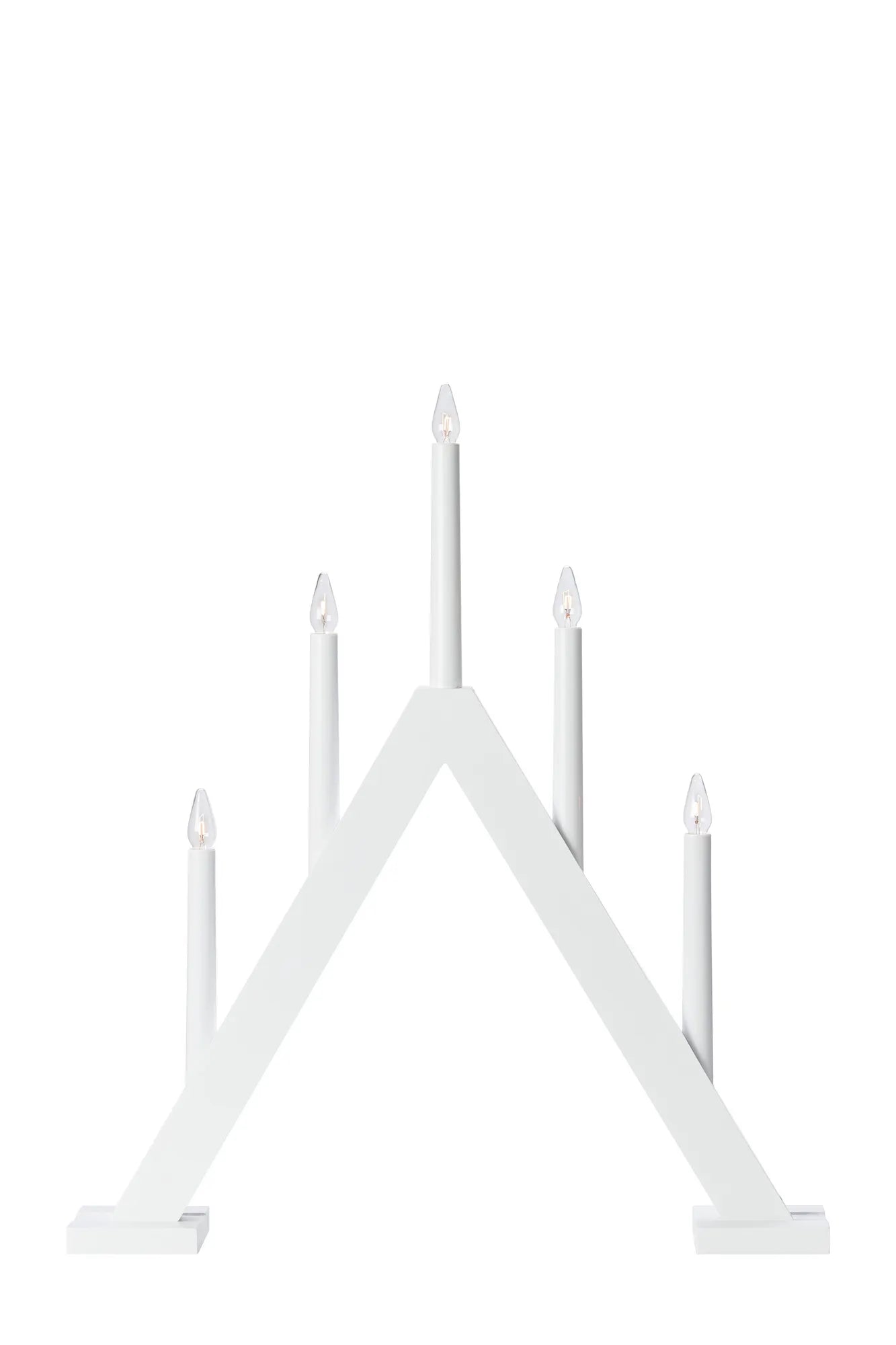 Ariele Adventljusstake Vit 47 cm