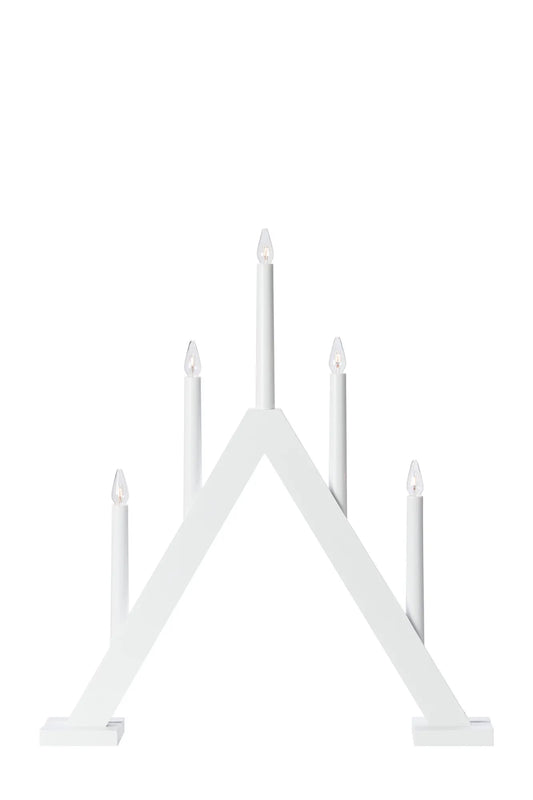 Ariele Adventljusstake Vit 47 cm