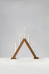 Ariele brun adventsljusstake 47 cm julbelysning stilren belysning | Ariele brown advent candle holder minimalist | Ariele