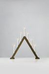 Ariele brun adventsljusstake 54 cm julbelysning stilren belysning skandinavisk design | Ariele brown advent candle | Ariele
