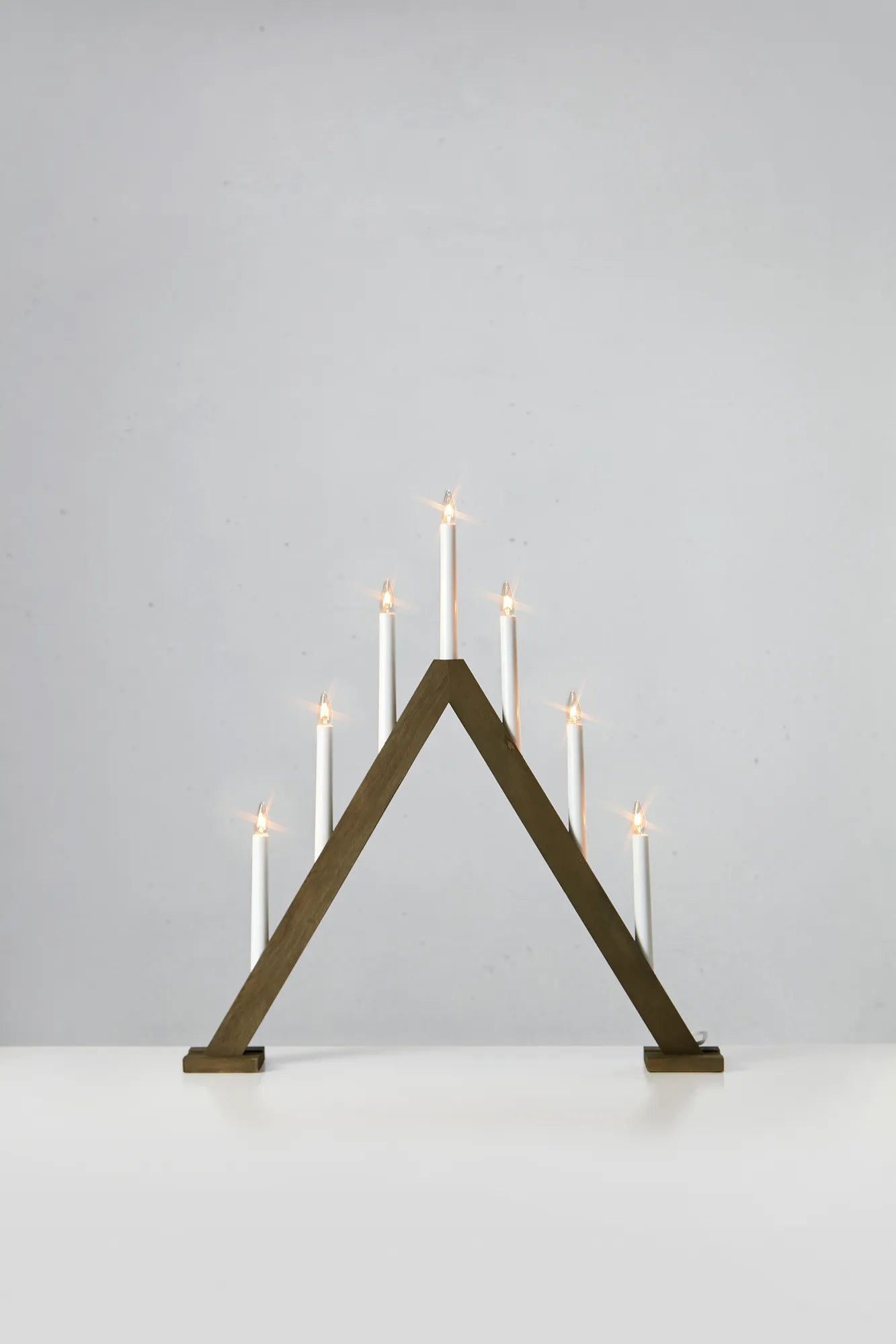 Ariele brun adventsljusstake 54 cm julbelysning stilren belysning skandinavisk design | Ariele brown advent candle | Ariele