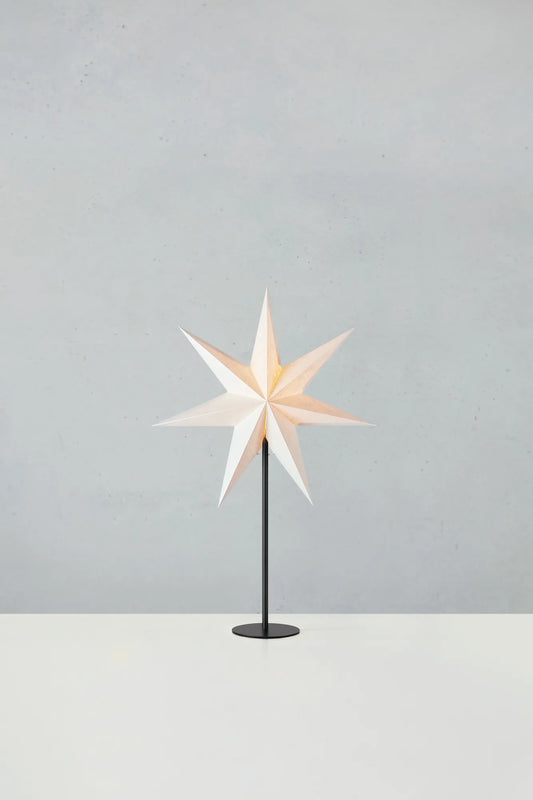 Livia vit julstjärna julbelysning stilren belysning | Livia white Christmas star light minimalist lighting | Livia weiß