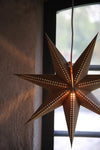 Kiara brun julstjärna 45 cm julbelysning skandinavisk design | Kiara brown Christmas star light Scandinavian design | Kiara