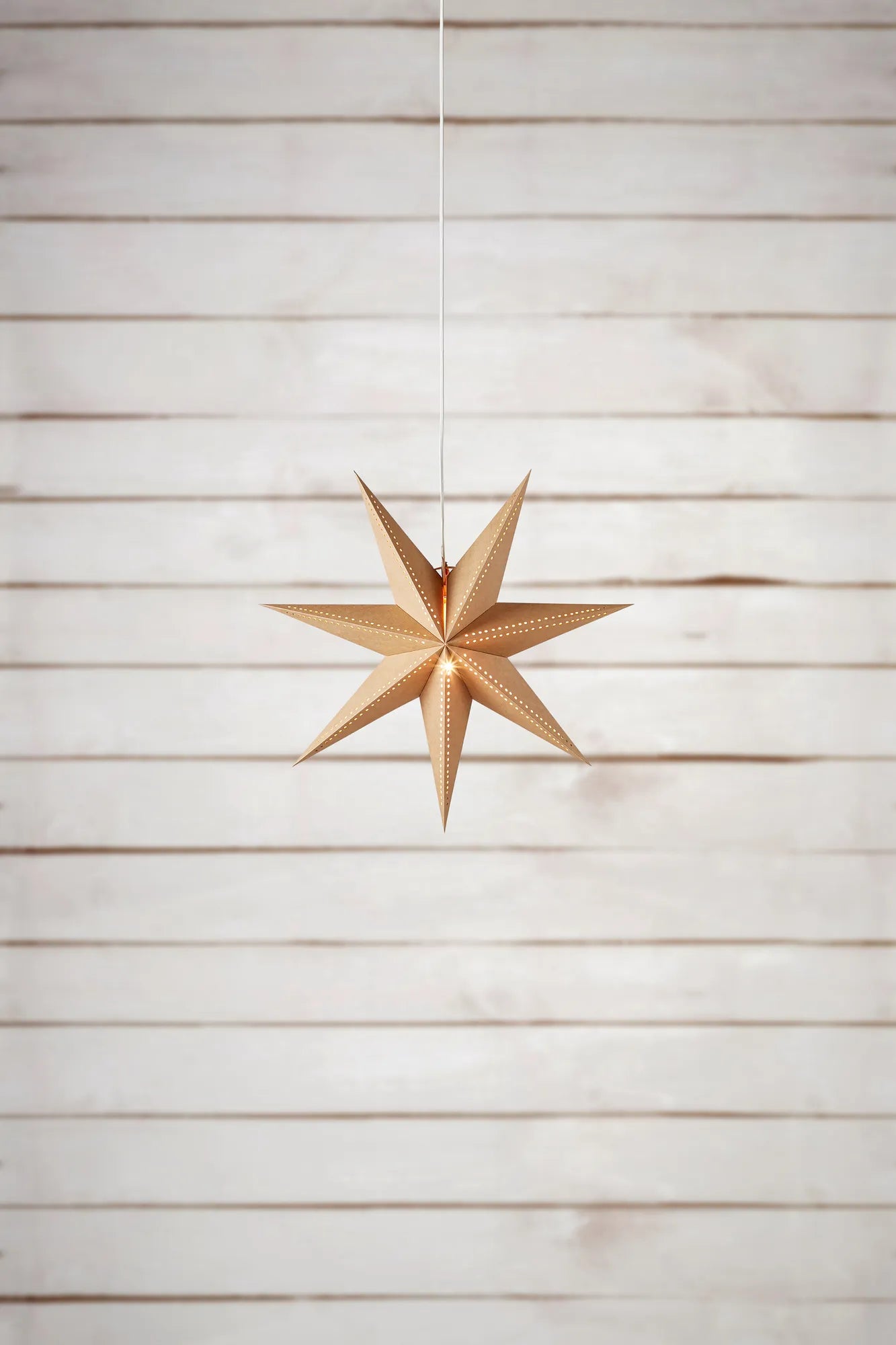 Kiara brun julstjärna 45 cm julbelysning stilren belysning skandinavisk design | Kiara brown | Kiara skandinavisches Design