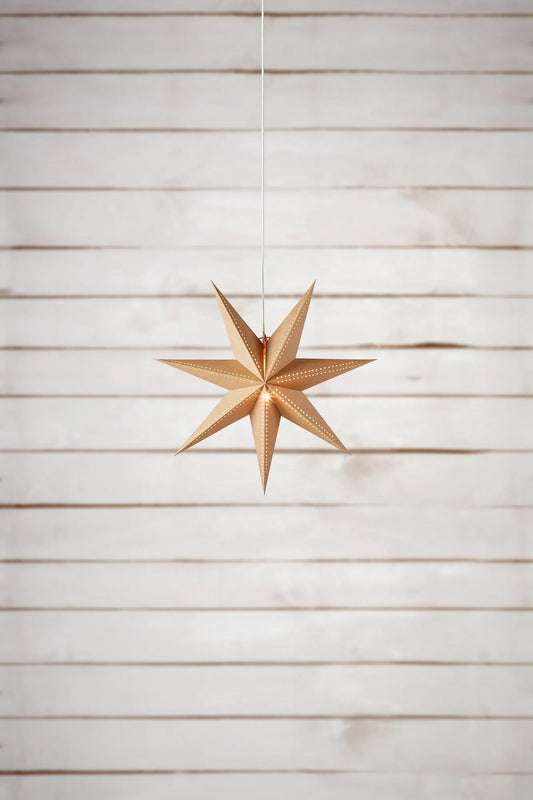 Kiara brun julstjärna 45 cm julbelysning stilren belysning skandinavisk design | Kiara brown | Kiara skandinavisches Design