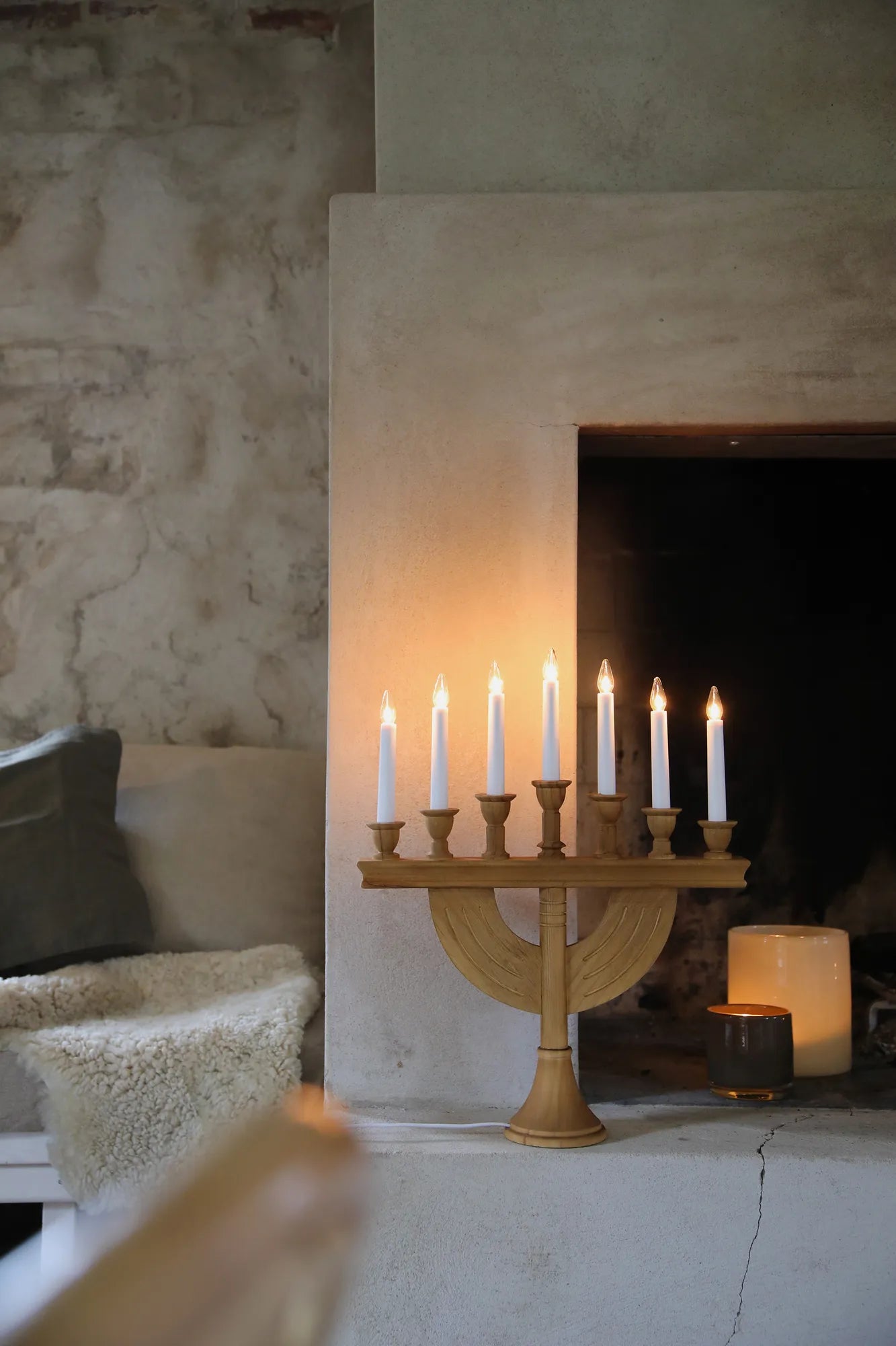 Torpa brun adventsljusstake julbelysning svensk design | Torpa brown advent | Torpa braun Adventsleuchter schwedisches Design