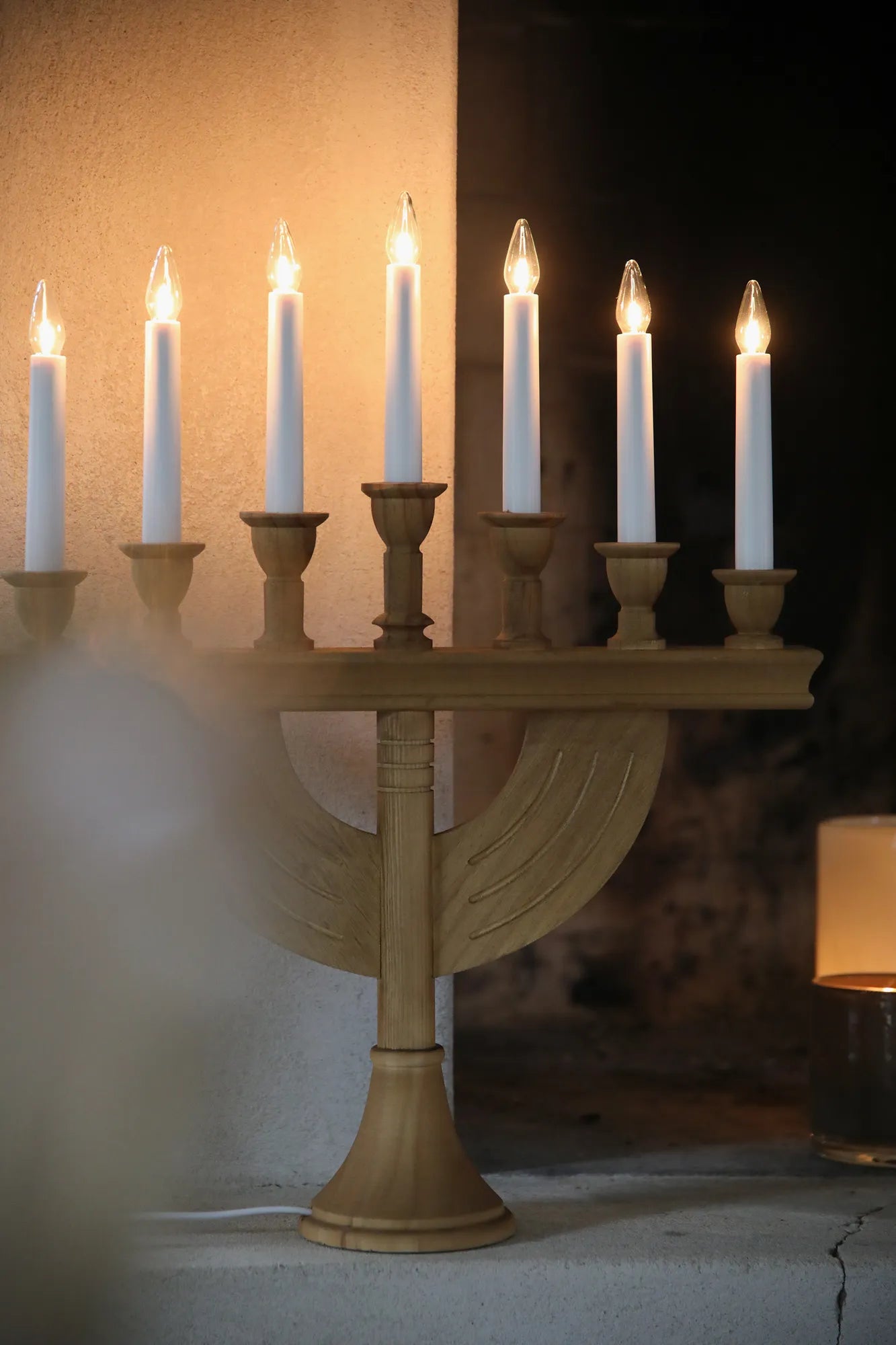 Torpa brun adventsljusstake julbelysning stilren belysning skandinavisk design | Torpa Scandinavian design | Torpa braun