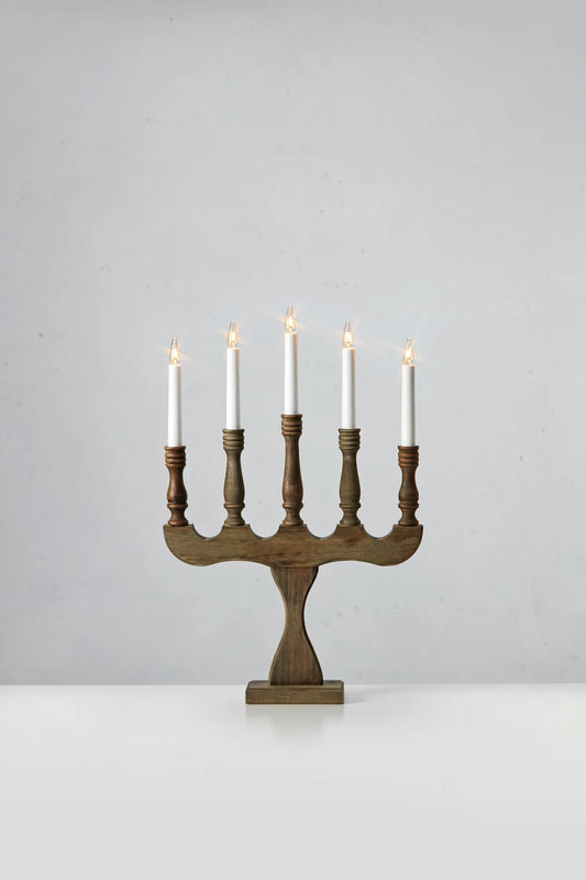 Svaneholm grå adventsljusstake julbelysning stilren belysning | Svaneholm grey advent candle holder minimalist | Svaneholm