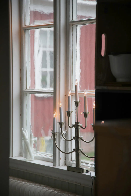 Gylling mässing adventsljusstake julbelysning skandinavisk design | Gylling brass advent | Gylling skandinavisches Design