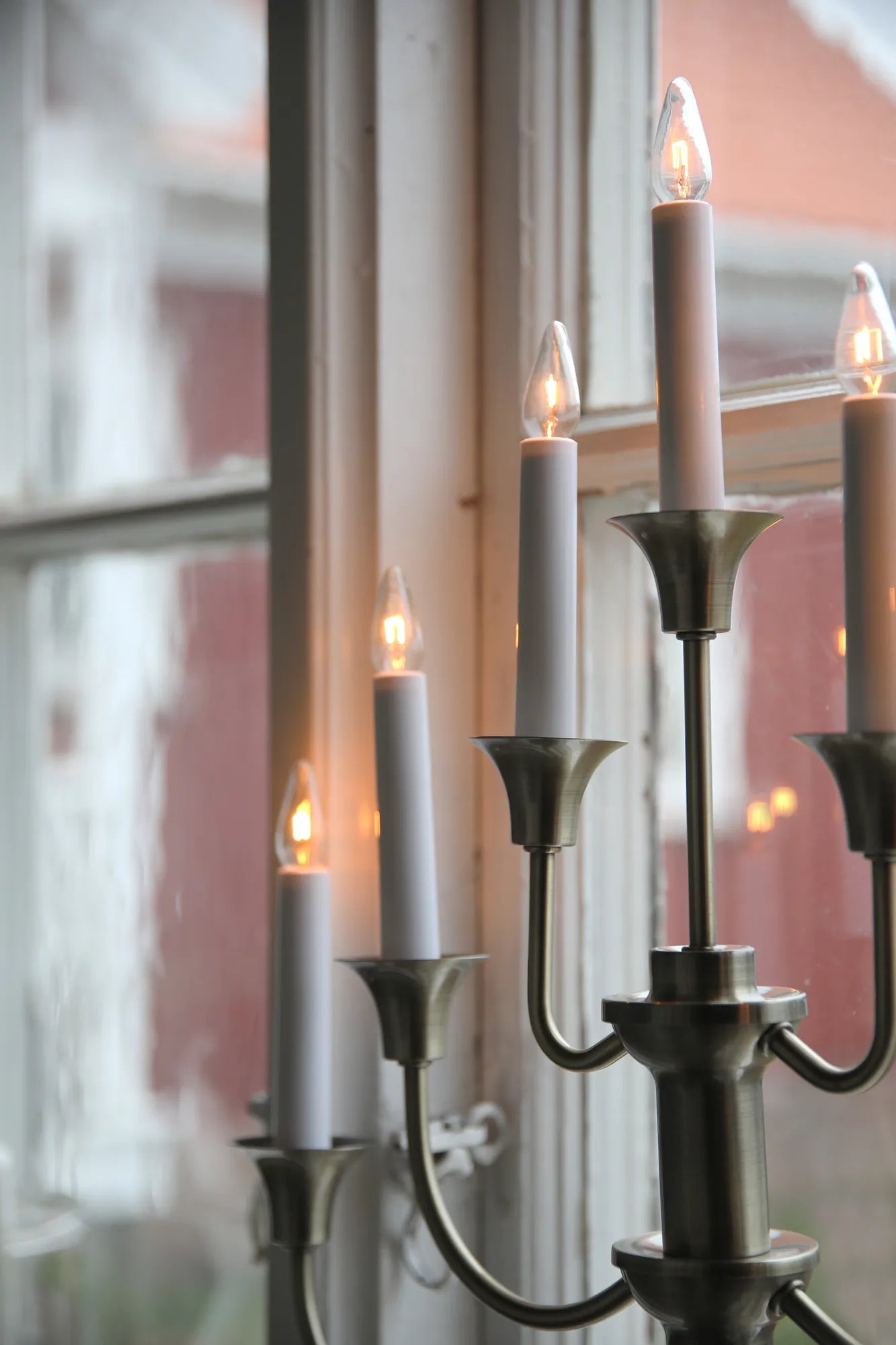 Gylling mässing adventsljusstake julbelysning stilren belysning | Gylling brass advent candle holder minimalist | Gylling