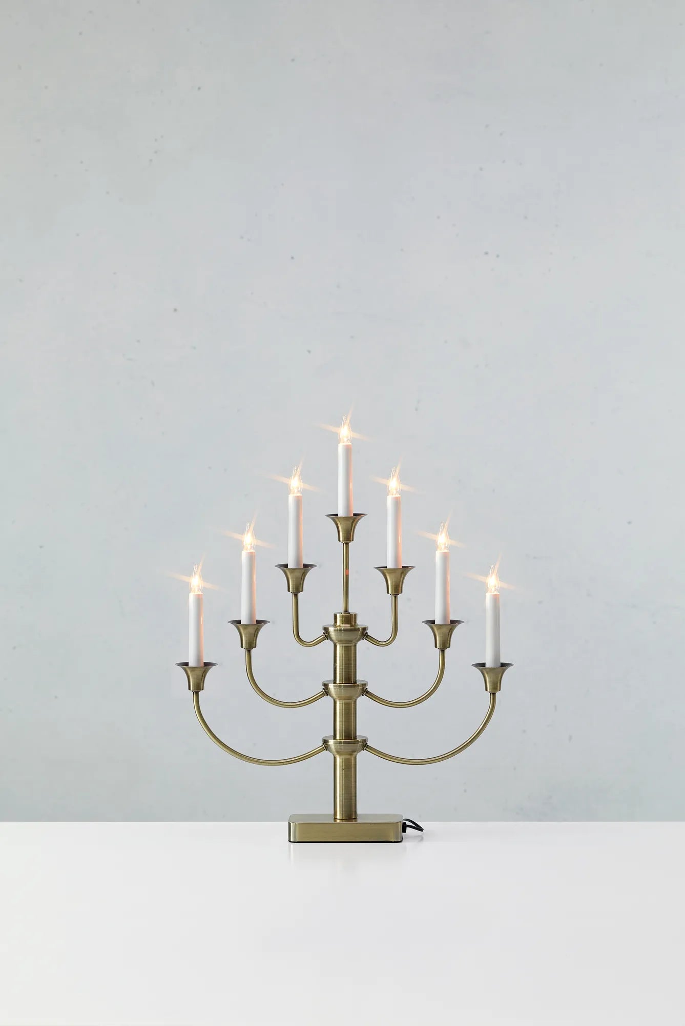 Gylling mässing adventsljusstake julbelysning stilren belysning skandinavisk design | Gylling brass advent candle | Gylling