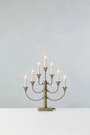 Gylling mässing adventsljusstake julbelysning stilren belysning skandinavisk design | Gylling brass advent candle | Gylling