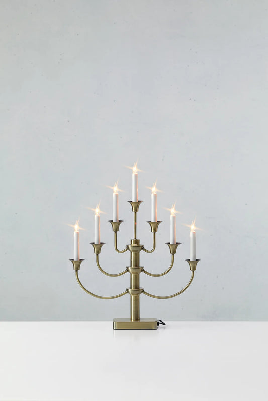 Gylling mässing adventsljusstake julbelysning stilren belysning skandinavisk design | Gylling brass advent candle | Gylling