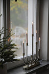 Soro mässing adventsljusstake julbelysning | Soro brass advent candle holder | Soro Messing Adventsleuchter