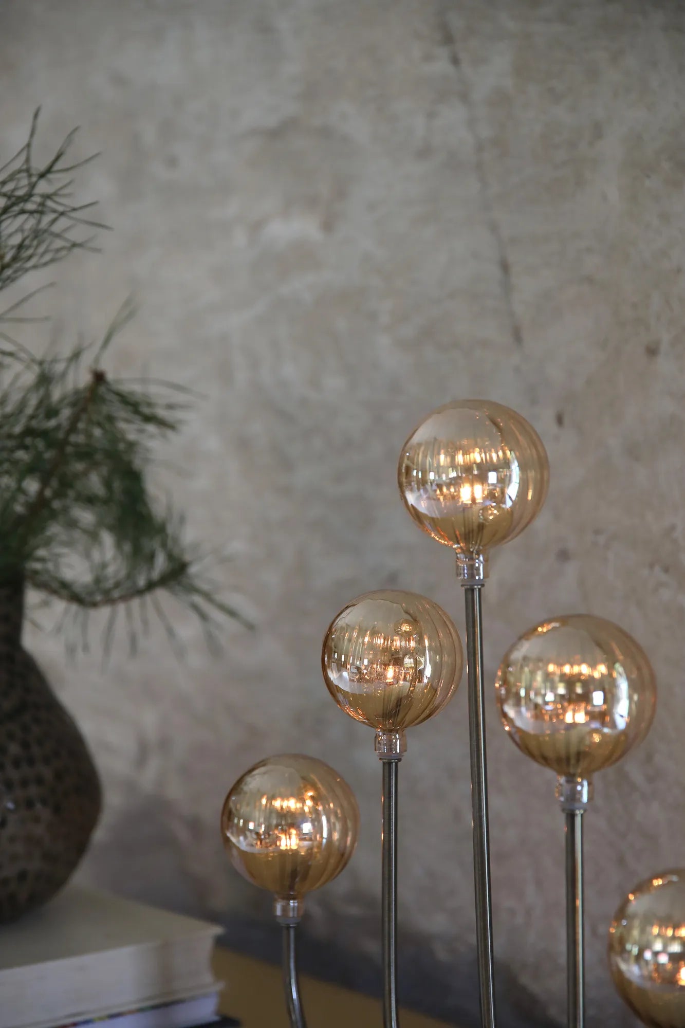 Enys bärnsten adventsljusstake julbelysning skandinavisk design | Enys amber advent candle holder Scandinavian design | Enys