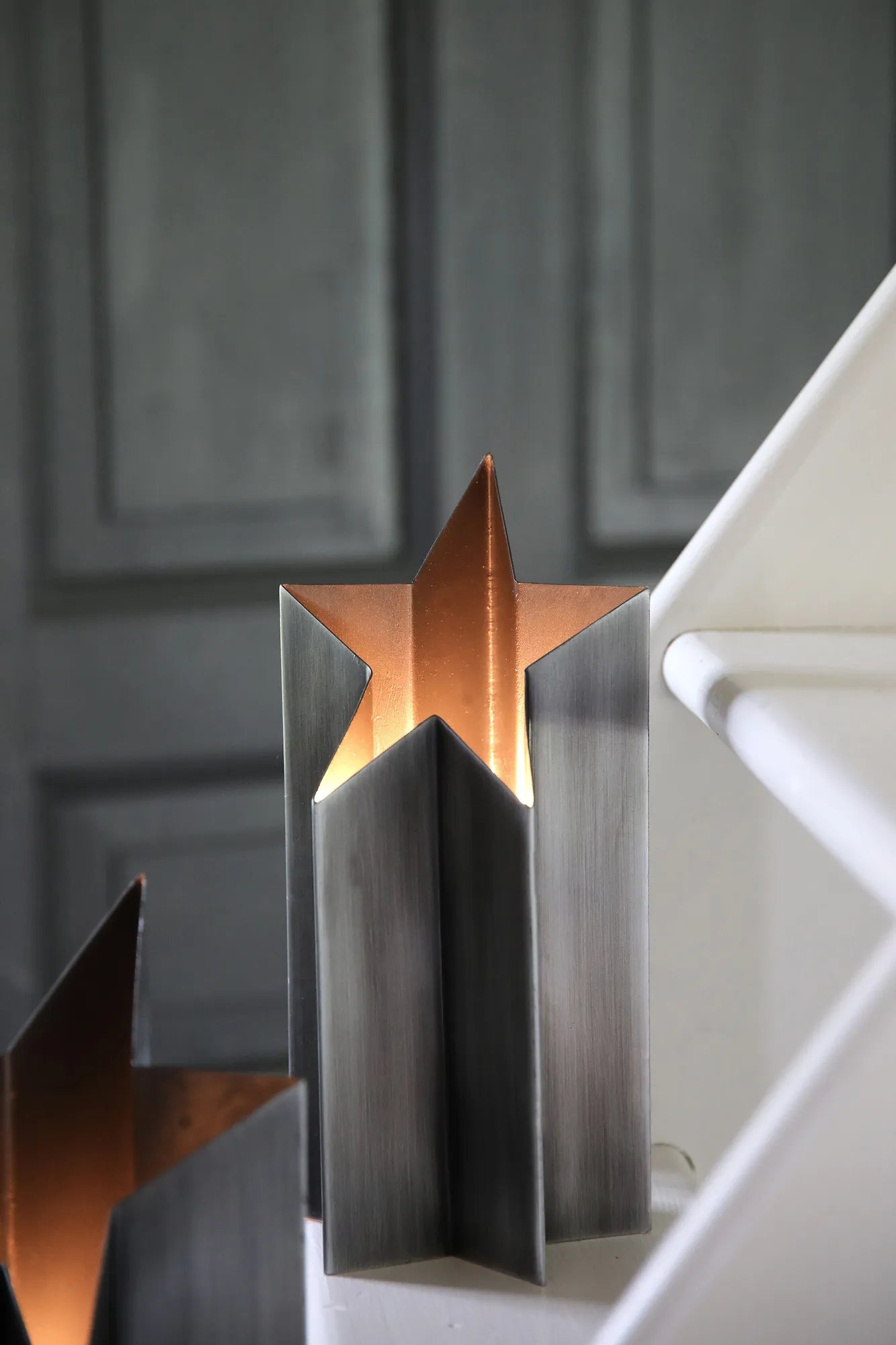 Asteri stål lampa 27 cm belysning | Asteri steel lamp | Asteri Stahl Lampe