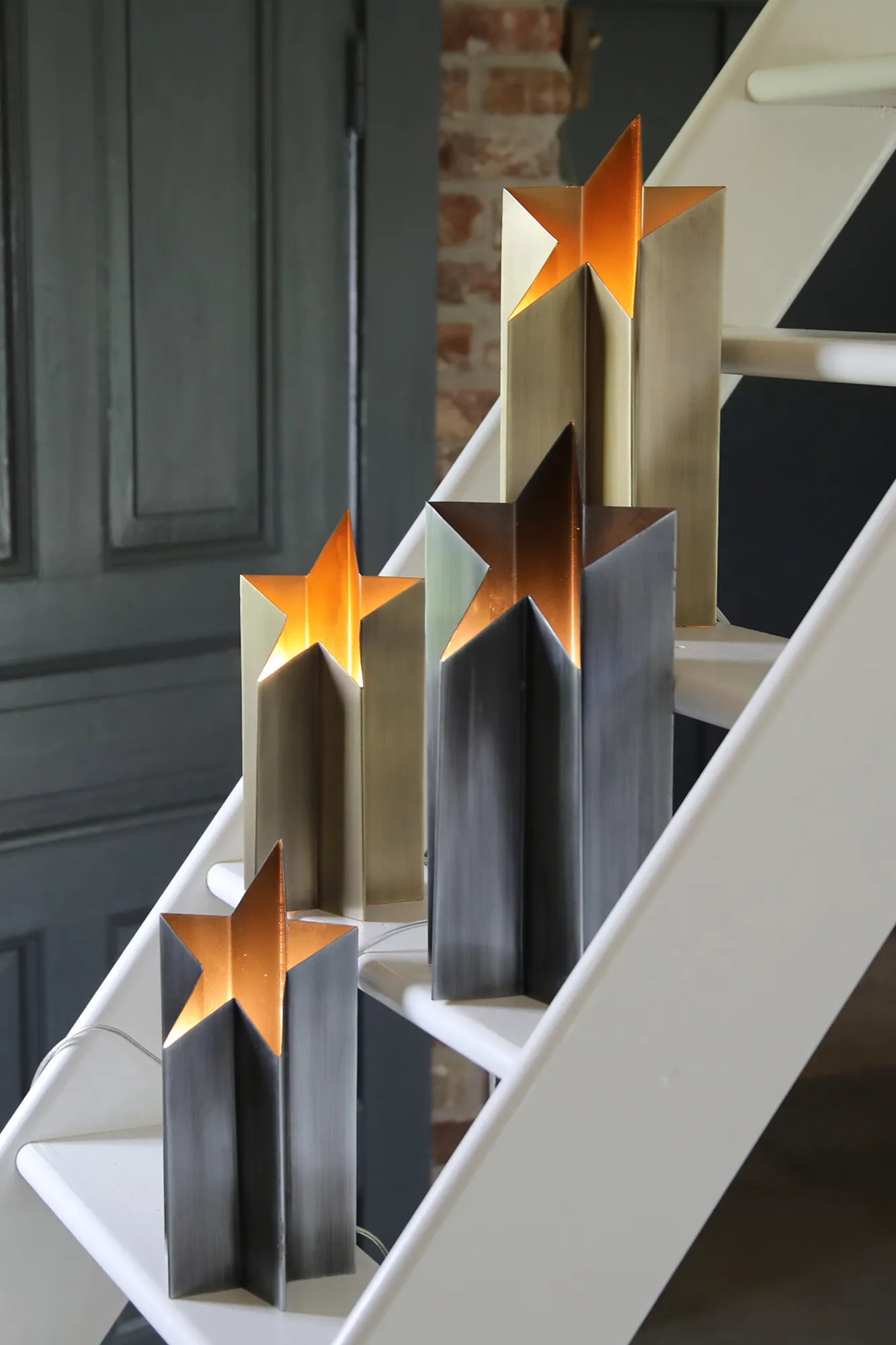 Asteri stål lampa 27 cm svensk design | Asteri steel lamp Swedish design | Asteri Stahl Lampe schwedisches Design