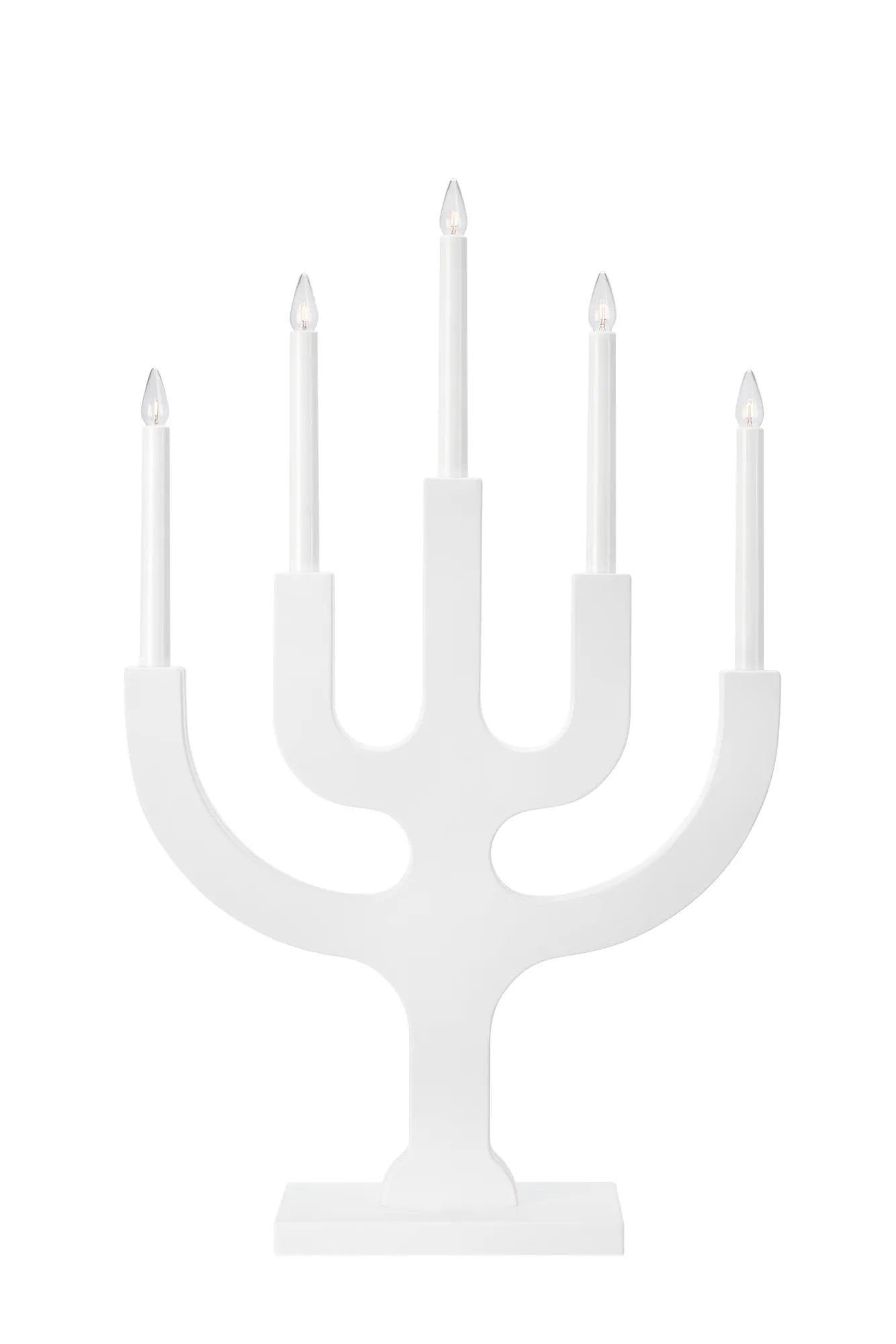 Sapin Advent Candlestick White 65 cm