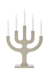 Sapin Advent Candlestick Greige 65 cm