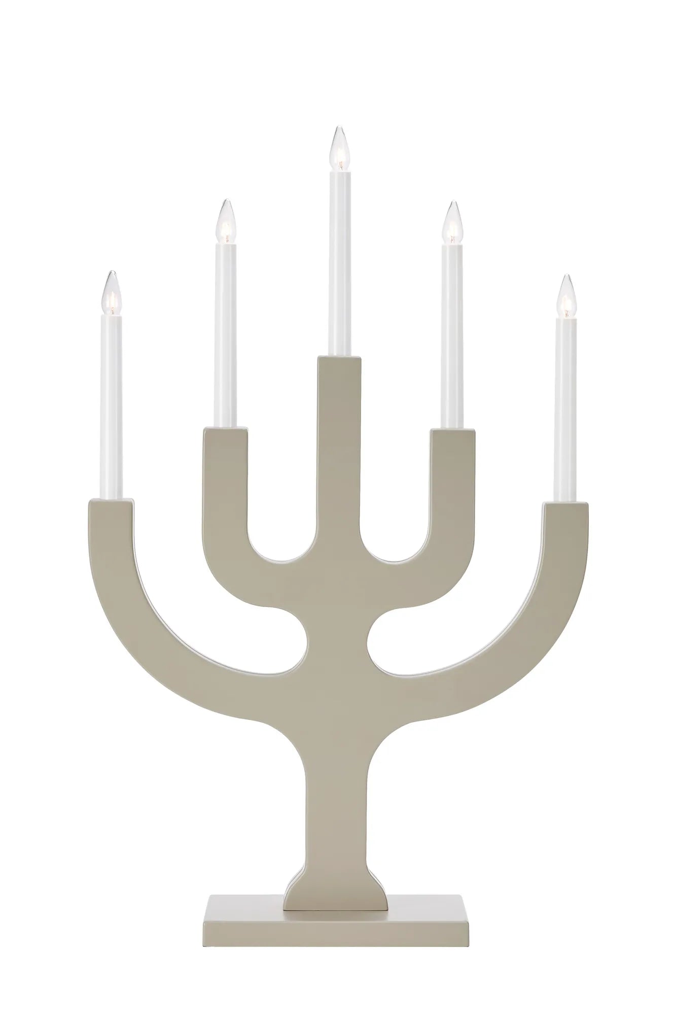 Sapin Advent Candlestick Greige 65 cm
