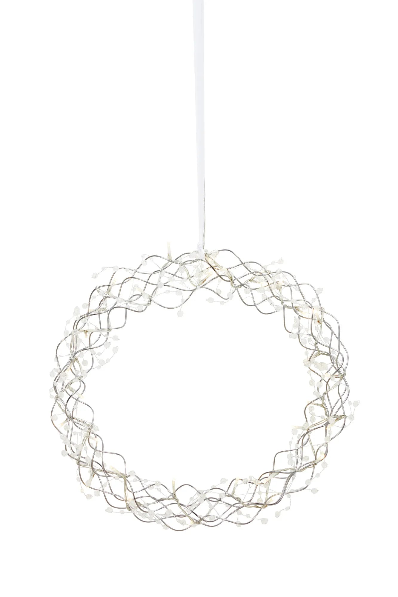 Luminis Ljuskrans Silver 35 cm