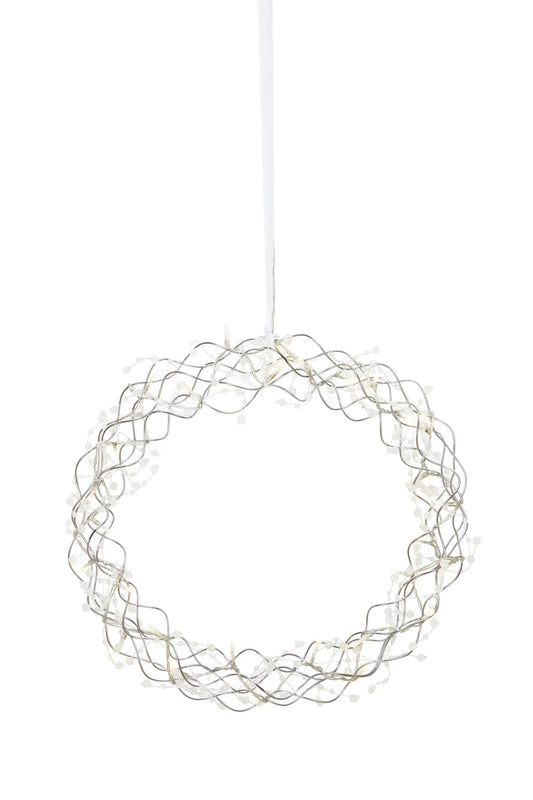 Luminis Ljuskrans Silver 35 cm