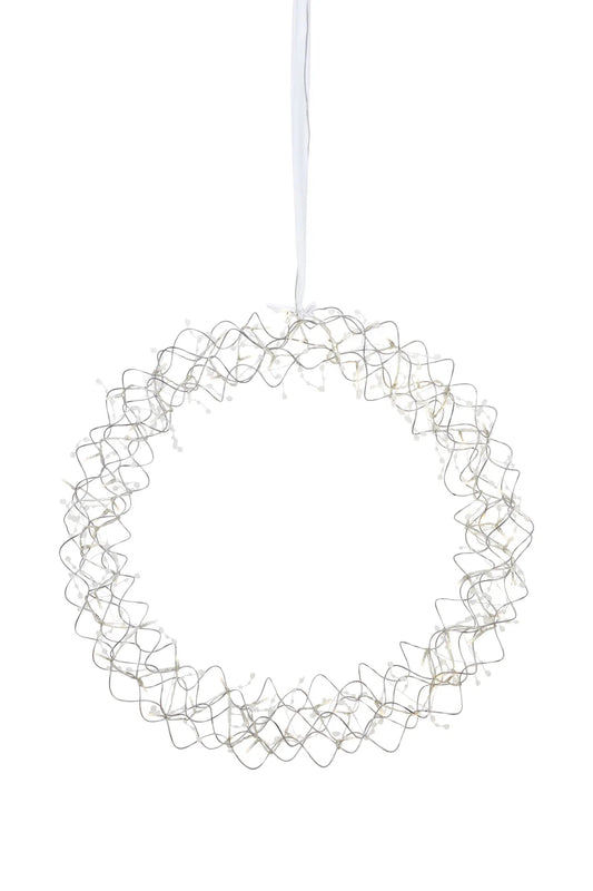 Luminis Wreath Silver 60 cm