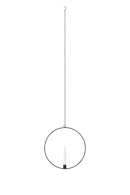 Auri Candlestick Black Hanging