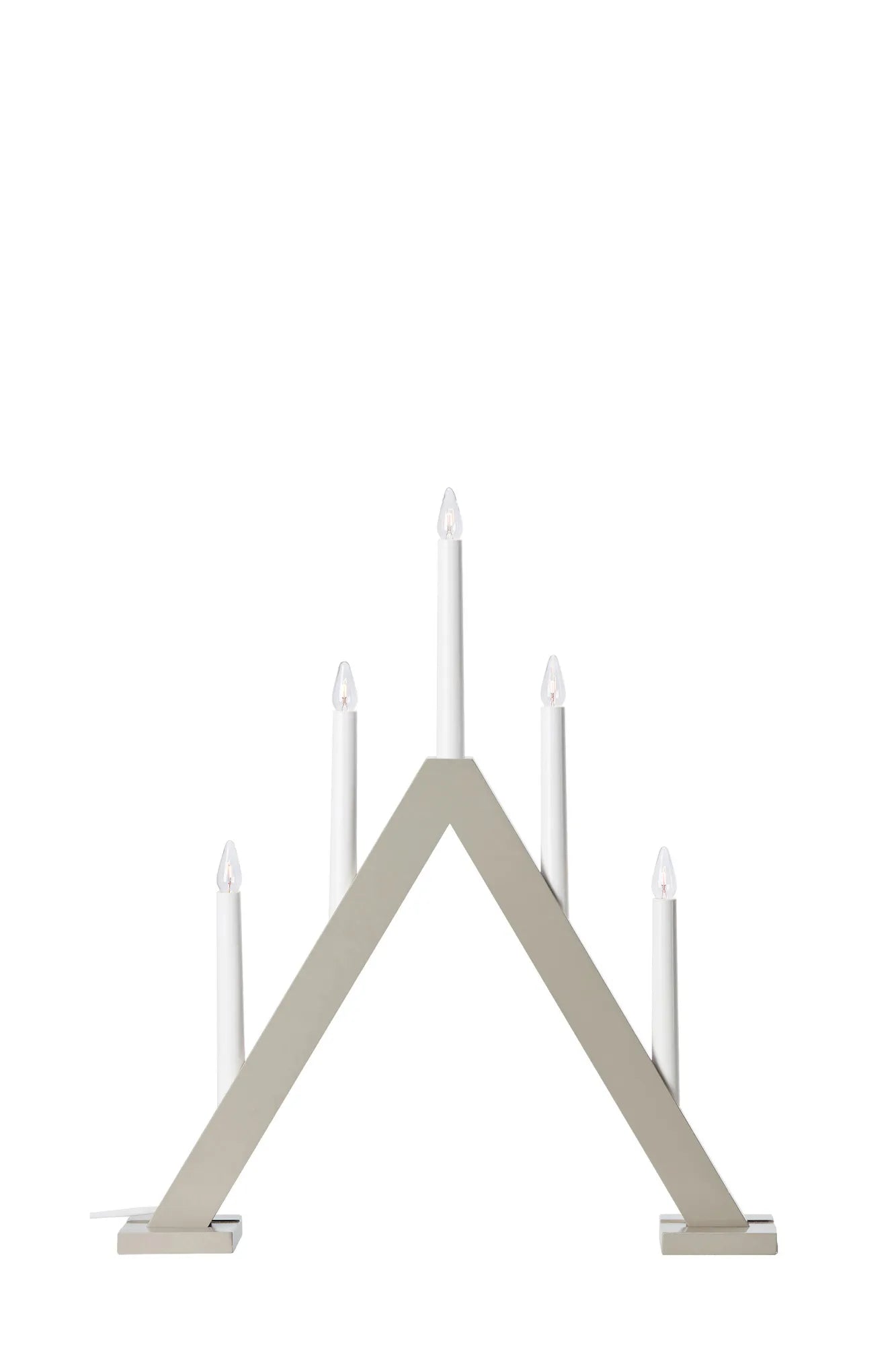Ariele Advent Candlestick Greige 52 cm