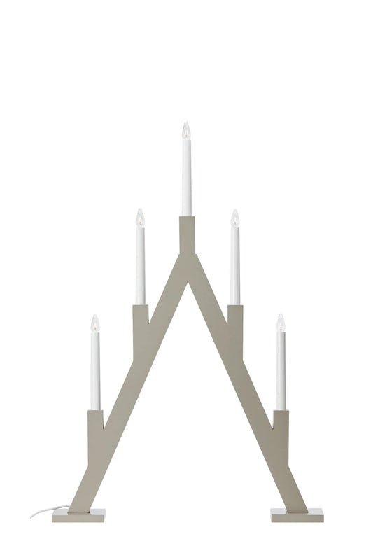 Bjurfors Advent Candlestick Greige 77 cm