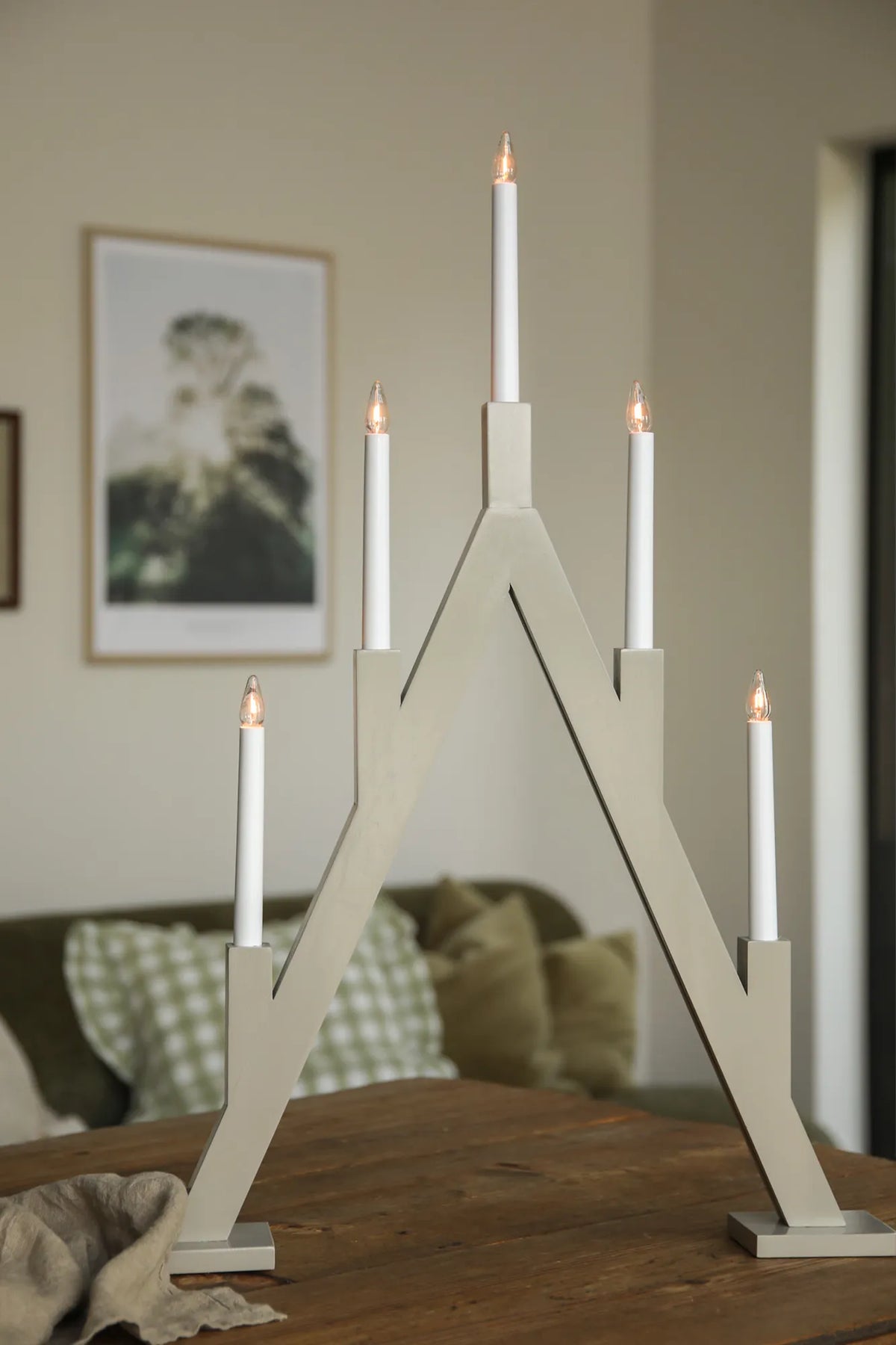 Bjurfors Adventskerzenhalter Greige 77 cm