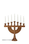 Torpa Adventskerzenhalter Dunkelbraun