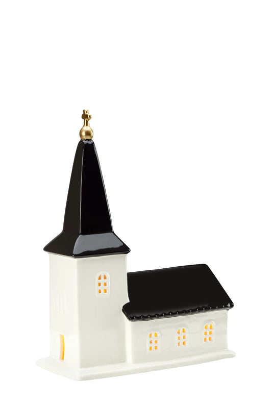 Elra Christmas Decoration Church White